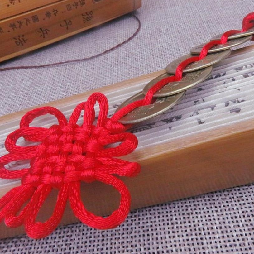 Dây đồng xu ngũ đế Dây đồng tiền may mắn tài lộc thịnh vượng