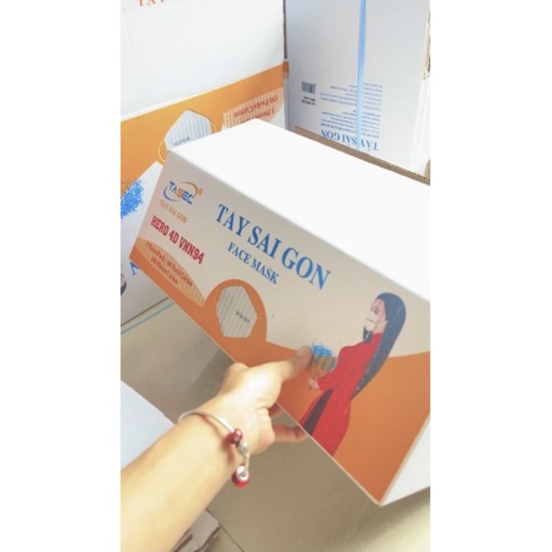 KHẨU TRANG N94 TÂY SÀI GÒN HÀNG CAO CẤP 4 LỚP KHÁNG KHUẨN