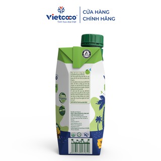 Sữa dừa Organic UHT Vietcoco - hộp 330ml