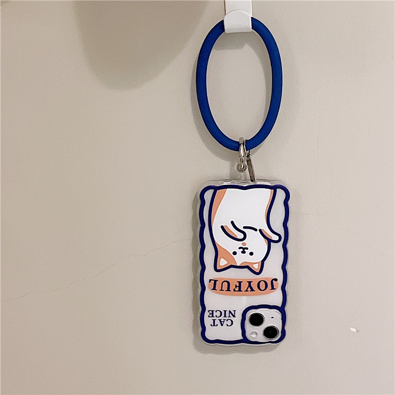 Ốp lưng iphone Phù Hợp Ốp Điện Thoại Silicon Họa Tiết Sóng Biển To Kèm Vòng Đeo Tay Cho iPhone 13Pro 11 / 12 xs xs 1 Dinuo case