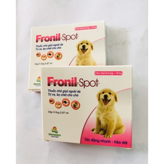 Nhỏ gáy trị ve rận Fronil Spot cho Chó