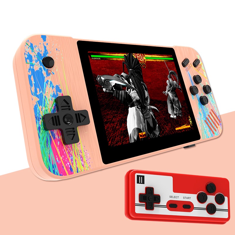 Máy chơi game cầm tay G3 Plus 1000 game cổ điển, Màn hình sắc nét, tinh xảo, âm thanh sống động, Sạc Pin nhanh, D9 shop