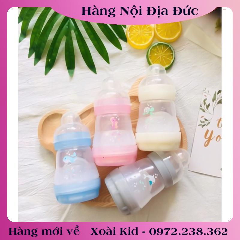 [auth] Bình sữa Mam Đức chống đầy hơi, chống sặc cho bé size 160ml, 260ml và 320ml [Nội địa Đức Đủ Bill] [Hot]