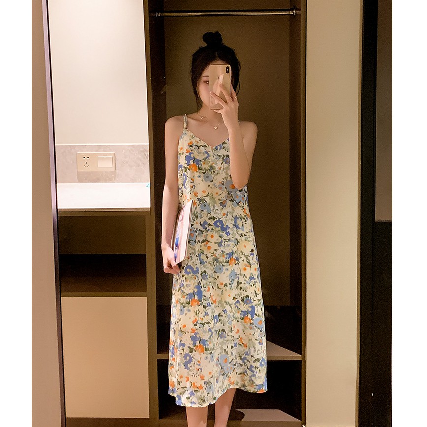 Đầm Hoa Phong Cách Hàn Quốc Xinh Xắn Cho Nữ | BigBuy360 - bigbuy360.vn