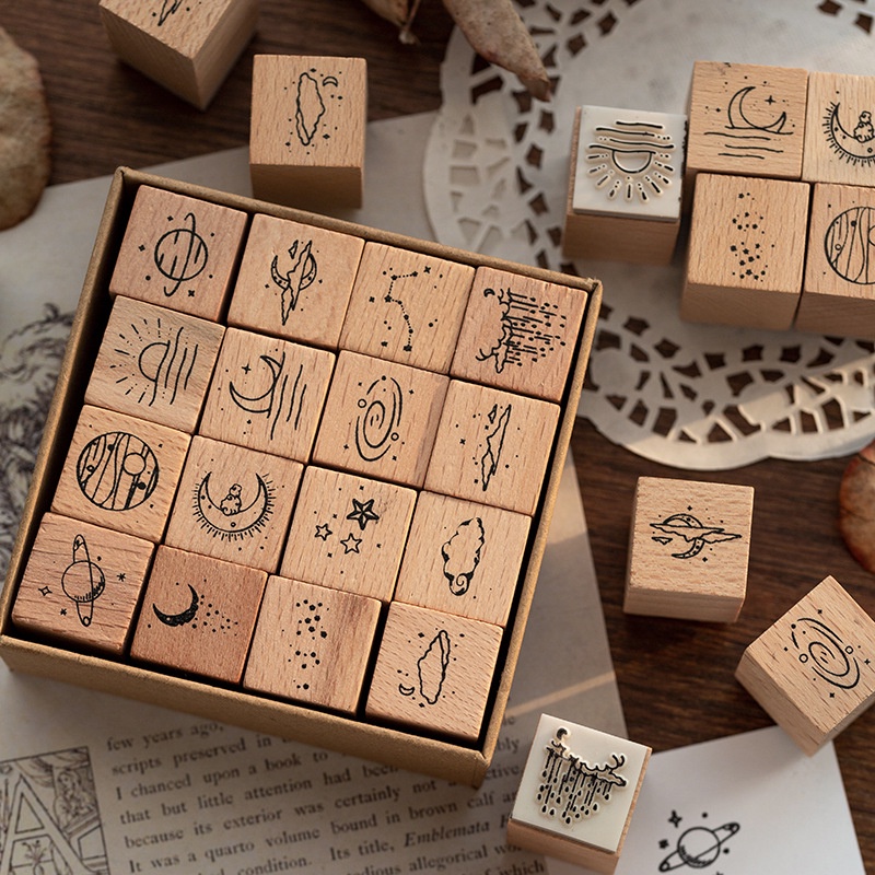Cá Chép - Con Dấu Gỗ (Stamp)