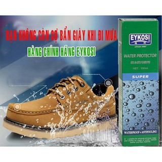 Chai xịt giày chống thấm nước Eykosi mẫu mới 2018