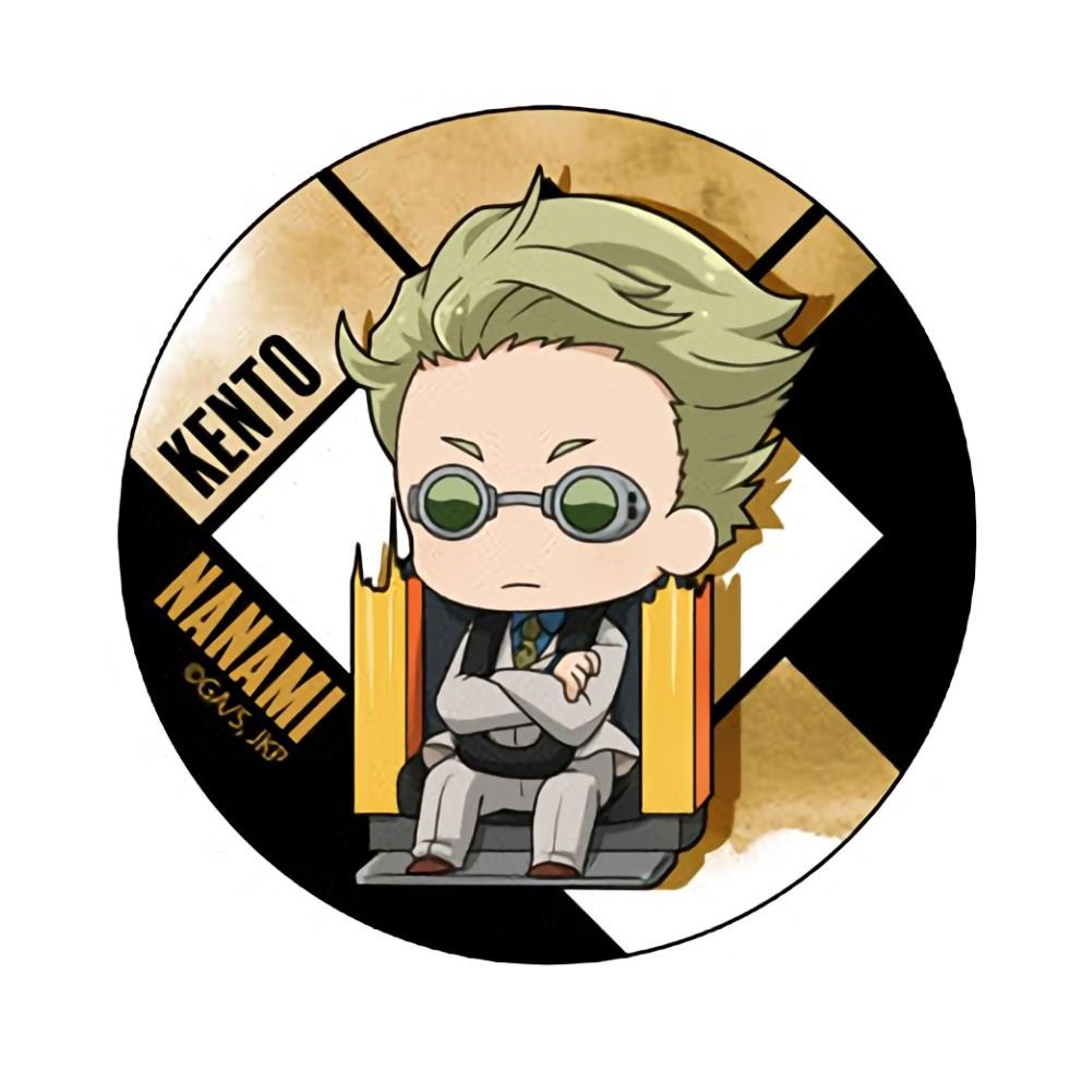 Combo 8 huy hiệu cài áo IN HÌNH Jujutsu kaisen Chú thuật hồi chiến ver công viên anime chibi dễ thương tiện lợi