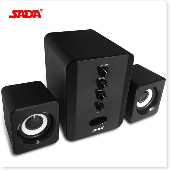 Loa Máy Tính SADA D202 Bộ 3 Loa Vi Tính USB Nghe Nhạc Siêu Hay Âm Thanh Super Bass - XSmart