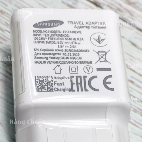 Bộ sạc nhanh Samsung Chính hãng - Củ sạc + cáp sạc micro usb zin S6 S7 Note 4 5 A J 1 3 5 7 0 oppo realme xiaomi sony lg