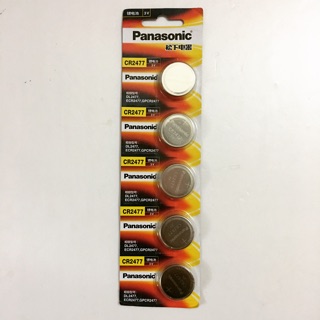 Pin cr2477 panasonic lithium 3v vỉ 5 viên