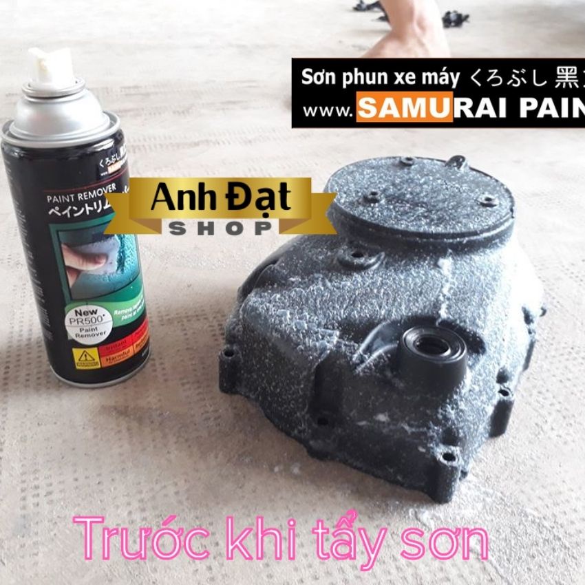 Chất tẩy sơn xịt samurai PR500*, dung tích 400ml, bình xịt