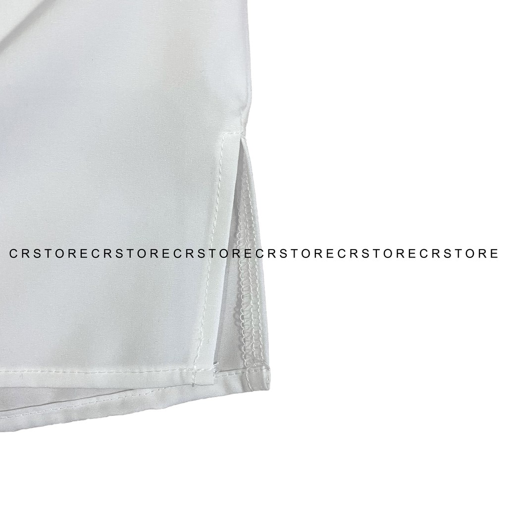 Sơ mi trắng Hoa Cúc Cổ DANTON - VEST ngắn tay form rộng unisex nam nữ vải lụa