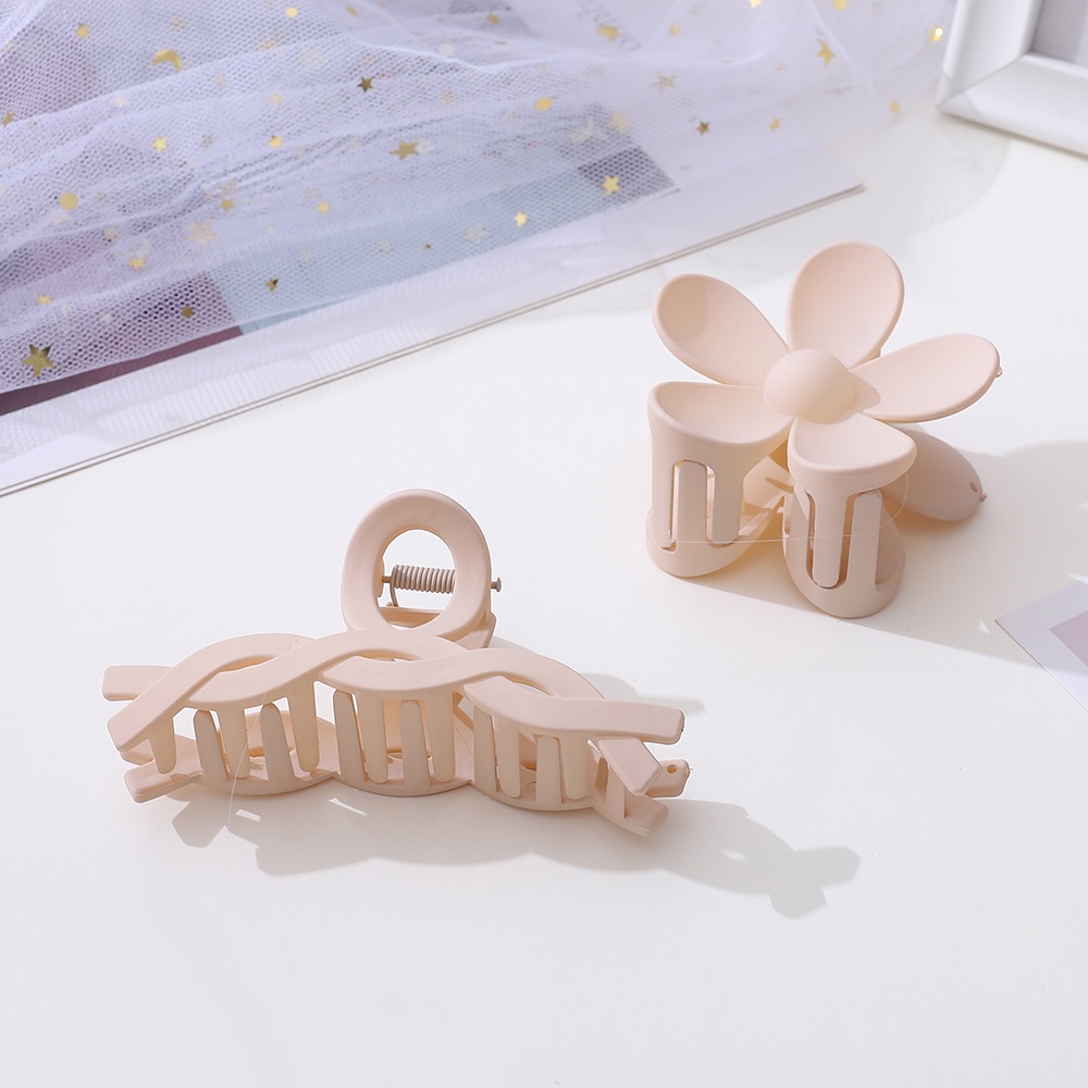 Kẹp Tóc Đuôi Ngựa Màu Trà Sữa/Cà Phê Thanh Lịch Thời Trang Xuân Hè