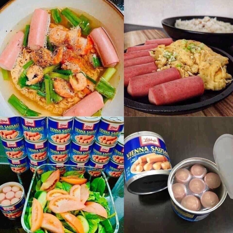 XÚC XÍCH HỘP MỸ LIBBY’S VIENNA SAUSAGE 18 LON 2,3kg