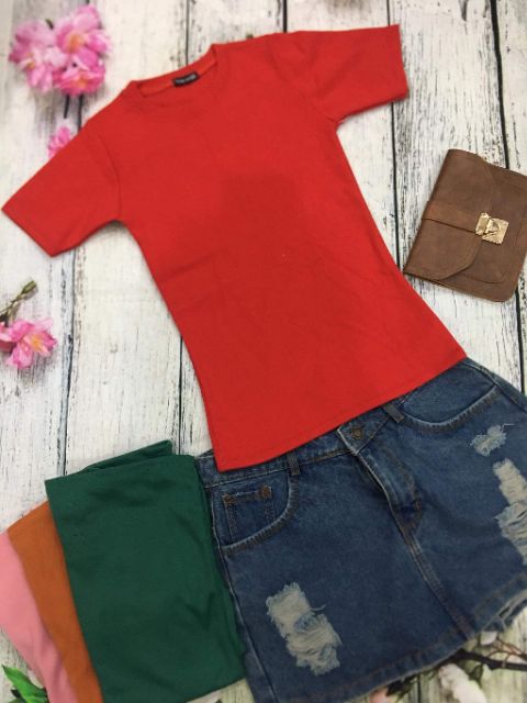 [Mã WA1606 giảm 15% đơn 99k] 🌸ÁO THUN BODY gân TAY NGẮN | BigBuy360 - bigbuy360.vn