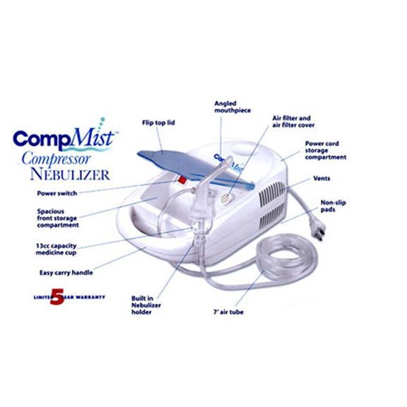 Sẵn hàng  máy xông mũi họng compmist -máy xông khí dung mũi họng cho bé - ảnh sản phẩm 7