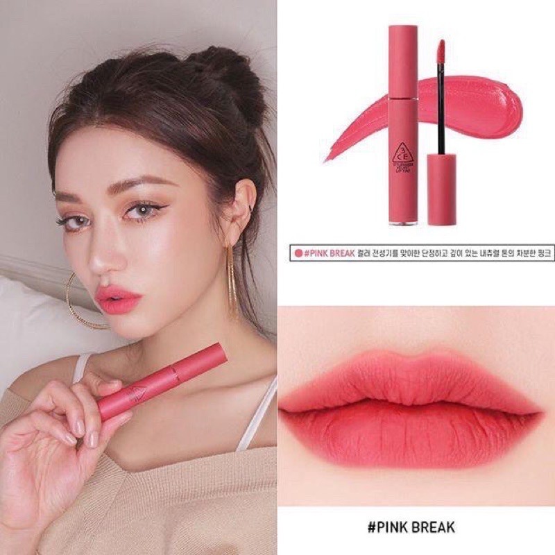 Son 3CE velvet lip tint kem lì chính hãng