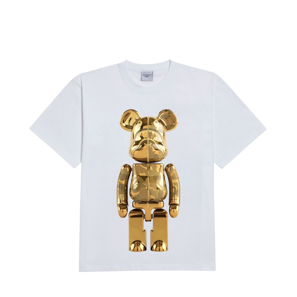 Áo thun bearbrick 10 cotton 100% chính phẩm, form oversize, chuẩn hàng xịn, full tem mạc, Anam Store