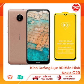 Kính cường lực 9d full màn hình nokia c20