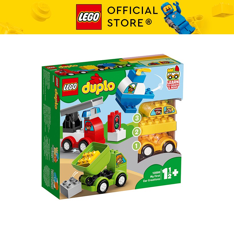 LEGO DUPLO 10886 Bộ Xe Hơi Đầu Tiên Của Bé ( 34 Chi tiết) Đồ chơi lắp ráp giáo dục