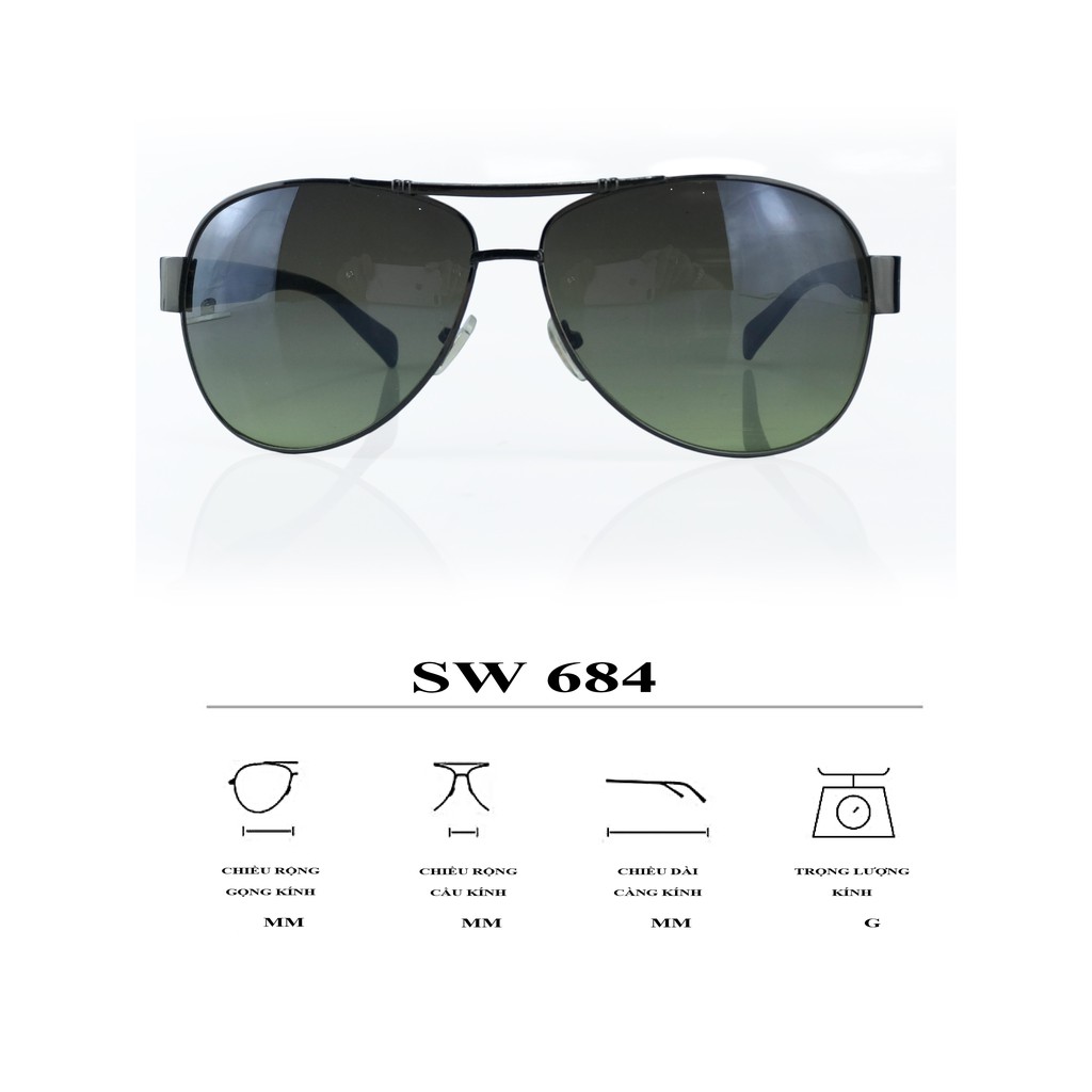 Kính Mát SUNWEAR Ouress 684 Thời Trang Bảo Vệ Mắt