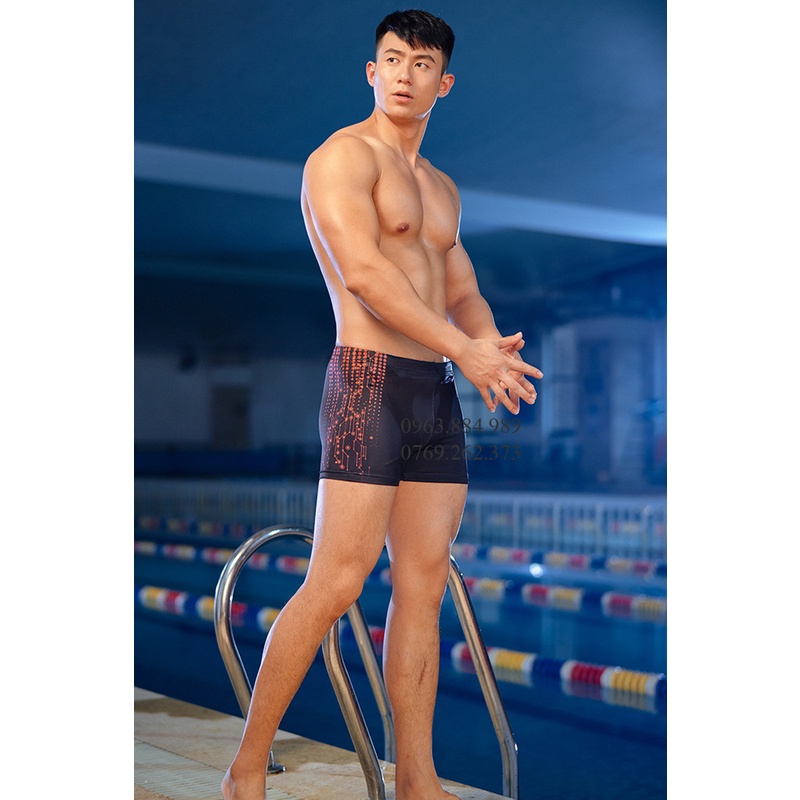 Quần bơi dạng đùi QB.02 chất thun cao cấp của thời trang thể thao 361- Cam kết quần chính hãng