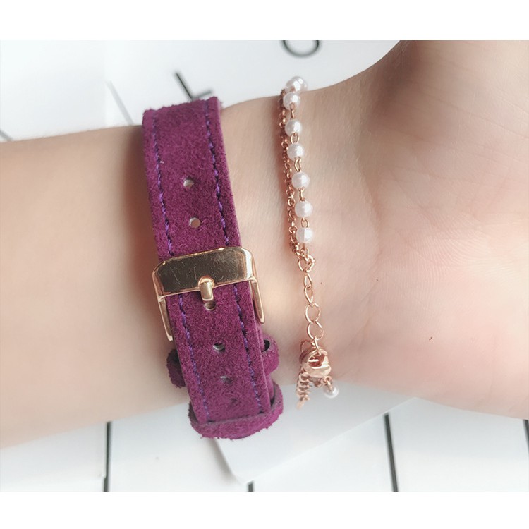 [CHÍNH HÃNG] Đồng hồ nữ Gedi dây da lộn mặt 3D | BigBuy360 - bigbuy360.vn