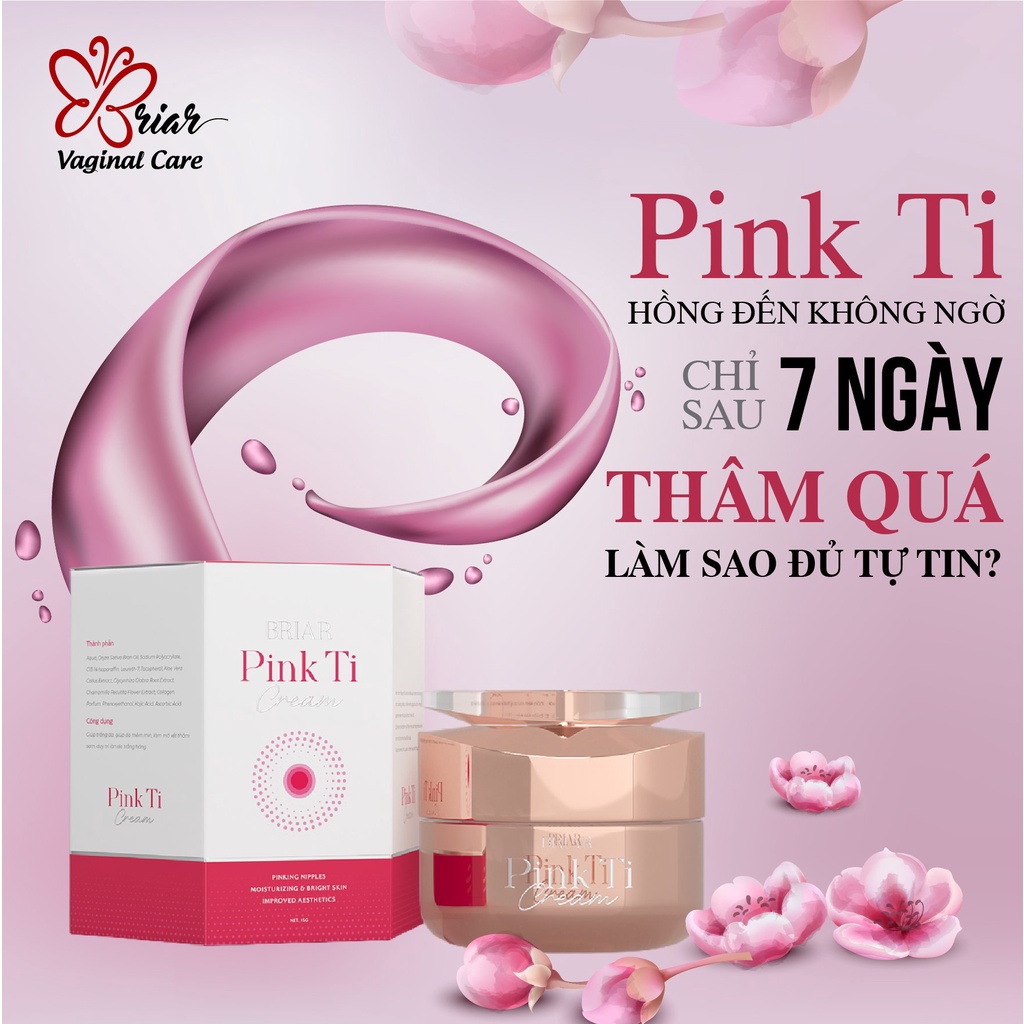 [HỒNG SAU 7 NGÀY] PINK TI CREAM- KEM HỒNG NHŨ HOA - MỜ THÂM NÁCH BẸN- HÀNG CHÍNH HÃNG | BigBuy360 - bigbuy360.vn
