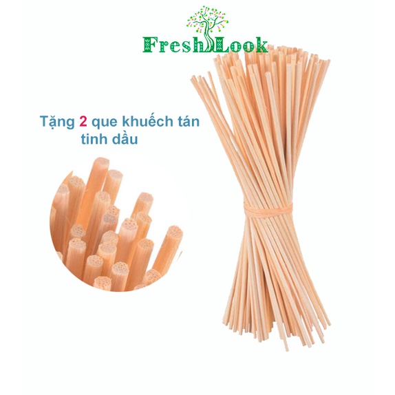 Bộ khuếch tán tinh dầu Vỏ quýt thiên nhiên Tangerine 10ml FreshLook-  Hương thơm phòng, khử mùi ẩm mốc tủ áo, thư giãn