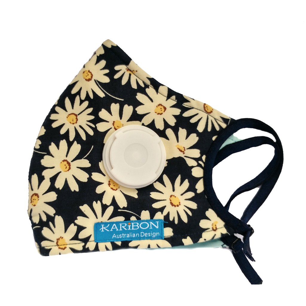 Combo 2 khẩu trang hoạt tính siêu thoáng Karibon MaxAir 8 lớp | BigBuy360 - bigbuy360.vn