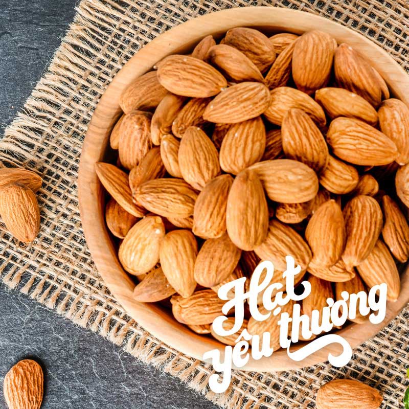 Hạnh nhân rang bơ Alnaturo Butter Almonds - nhập khẩu Mỹ