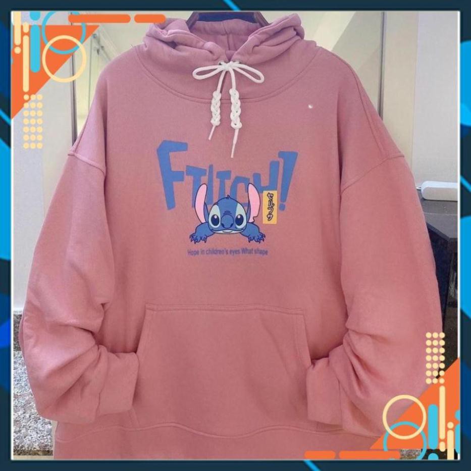 [Form bao Sang] Áo Khoác Nỉ  Hoodie STITCH FTITCH form rộng unisex Siêu Chất AG | BigBuy360 - bigbuy360.vn