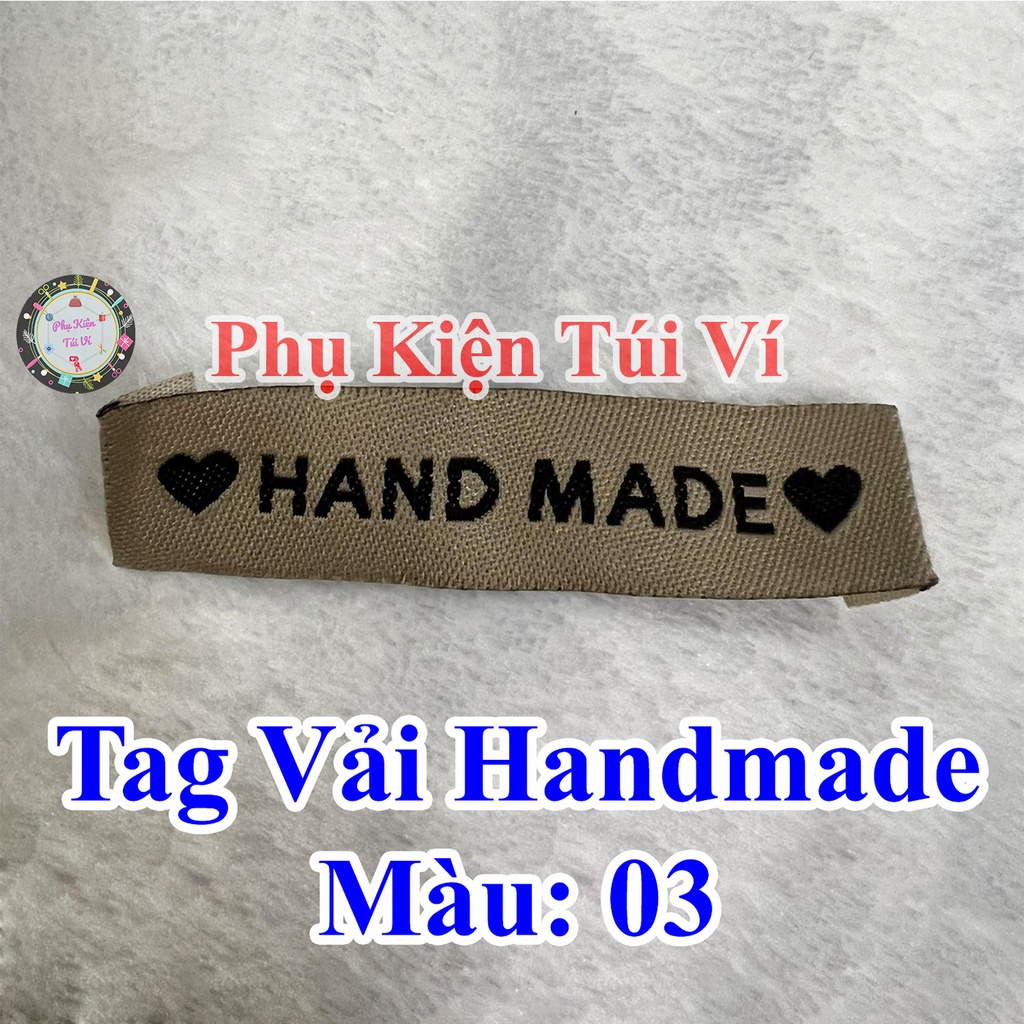 Tag vải handmade 4k/ cái