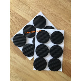 Vỉ 12 Miếng Dán Lót Chân Loa, Chân Ghế, Đồ Điện Hình Tròn 3cm