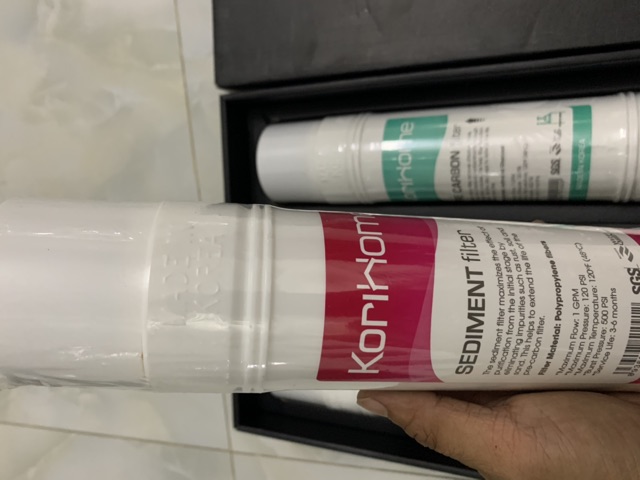 Bộ lõi lọc thô Korihome- bộ lõi 1,2 Korihome (3 lõi gồm: 2 Se, 1 Pre) | BigBuy360 - bigbuy360.vn