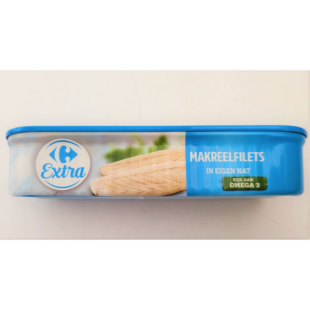[Hộp 176g - XANH DƯƠNG] CÁ THU PHI LÊ [France] CARREFOUR Mackerel Fillet (atp)