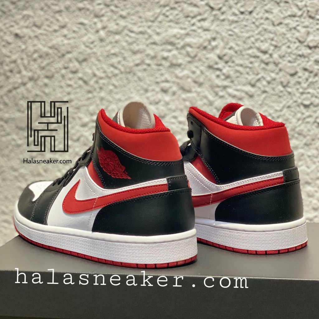 Nike Air Jordan 1 Mid 'Metallic Red' 554724-122 Hàng Chính Hãng - Halasneaker.com