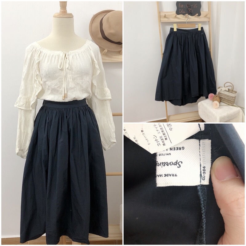 Chân váy hiệu G-U siêu phẩm dưới 55 kg