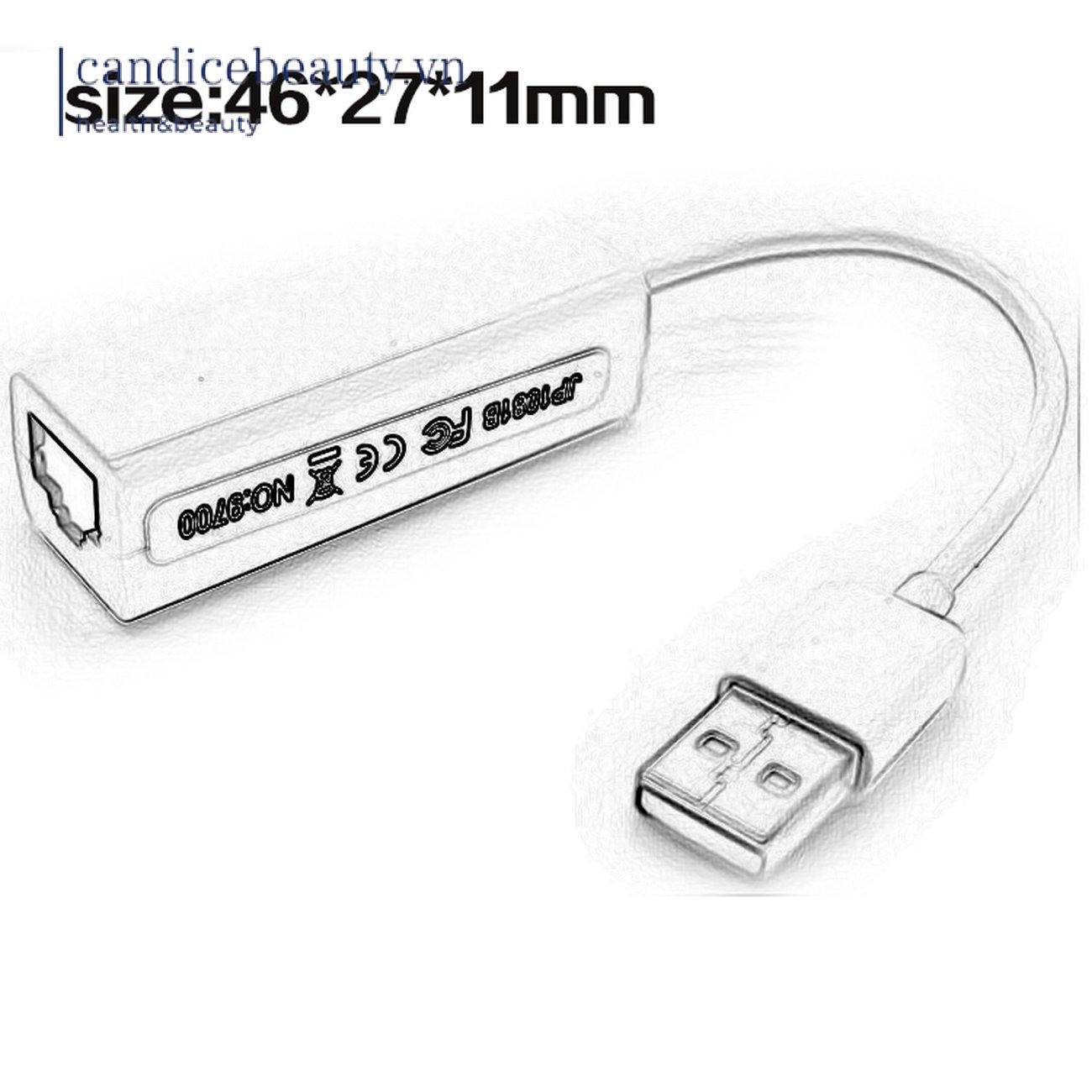 Usb 2.0 Ethernet Sang Rj45 Tốc Độ 10 / 100mbps | BigBuy360 - bigbuy360.vn