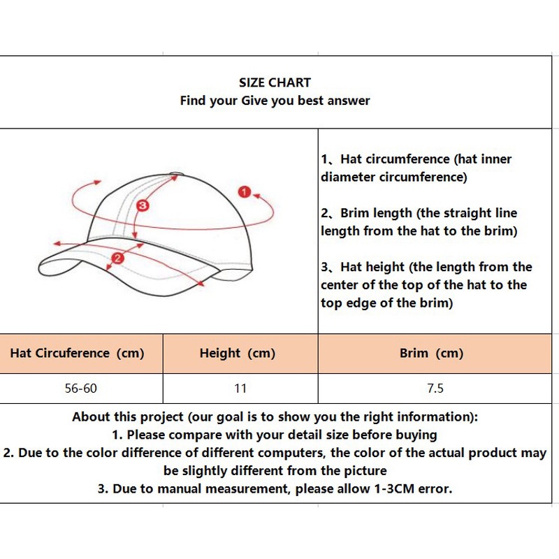 Mũ Lưỡi Trai Unisex Thêu Chữ Đơn Giản
