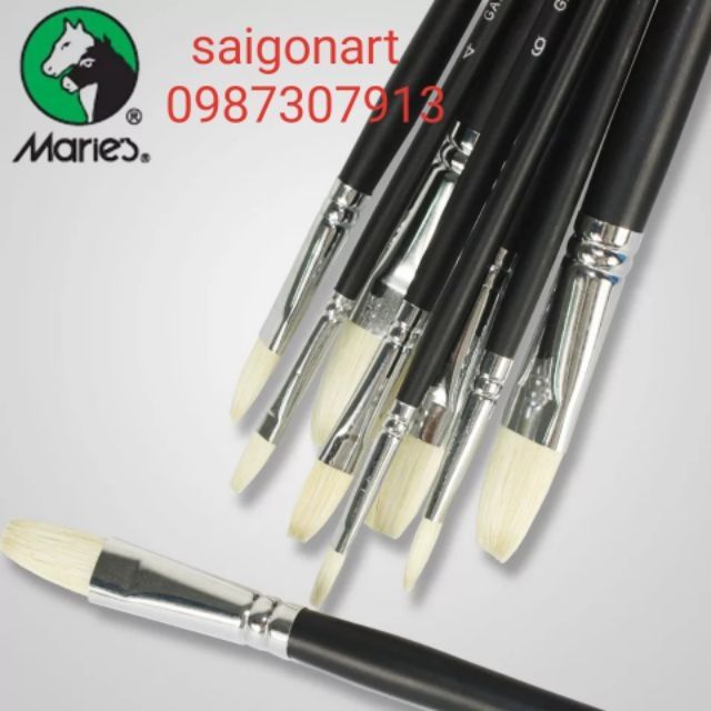 Cọ Lông Lợn Chuyên Nghiệp 12Cây G1720 Maries Martoll, G1720 YMX MonaLisa