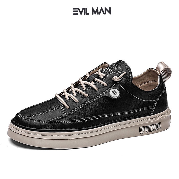 Giày Da Nam, Giày Sneaker Nam Đẹp EVIL CLASSIC 68 Cổ Thấp Phong Cách Cổ Điển [Full Box + Tặng Tất]