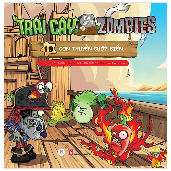Sách - Trái Cây Đại Chiến Zombie 19 - Con Thuyền Cướp Biển