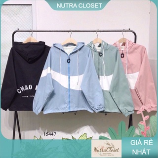 Áo khoác kaki ulzzang thêu chữ