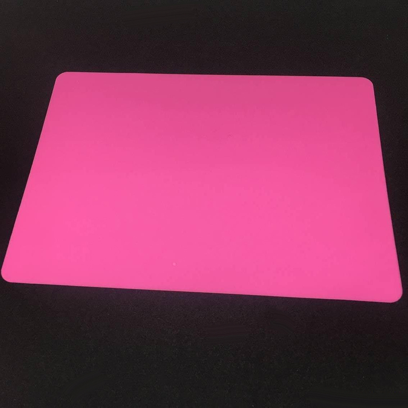 Miếng lót nướng bánh bằng silicon màu hồng chống trượt chống thấm nước kích thước 40*30cm tiện dụng