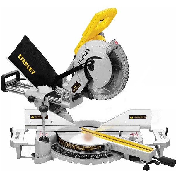 CHÍNH HÃNG -  Máy cưa đa góc trượt 1800W Stanley SM18 đĩa cắt 255mm