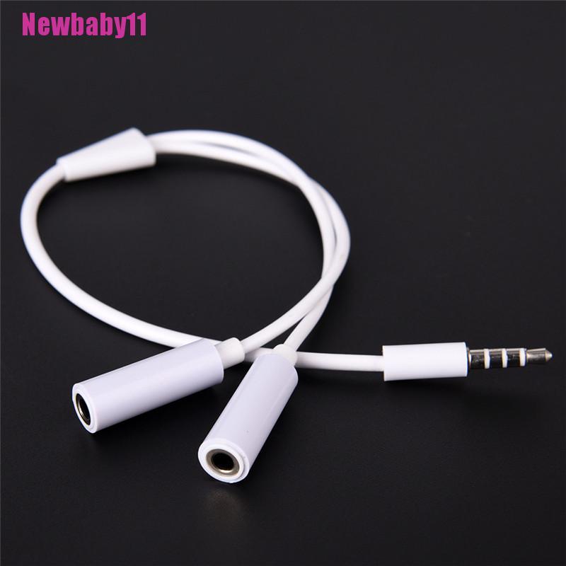 Cáp Chuyển Đổi Từ Baby11) 3.5mm Aux Audio Mic Adapter Male To Female