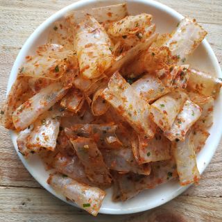 [1 bịch]Bánh tráng trộn tép sốt me ngọt