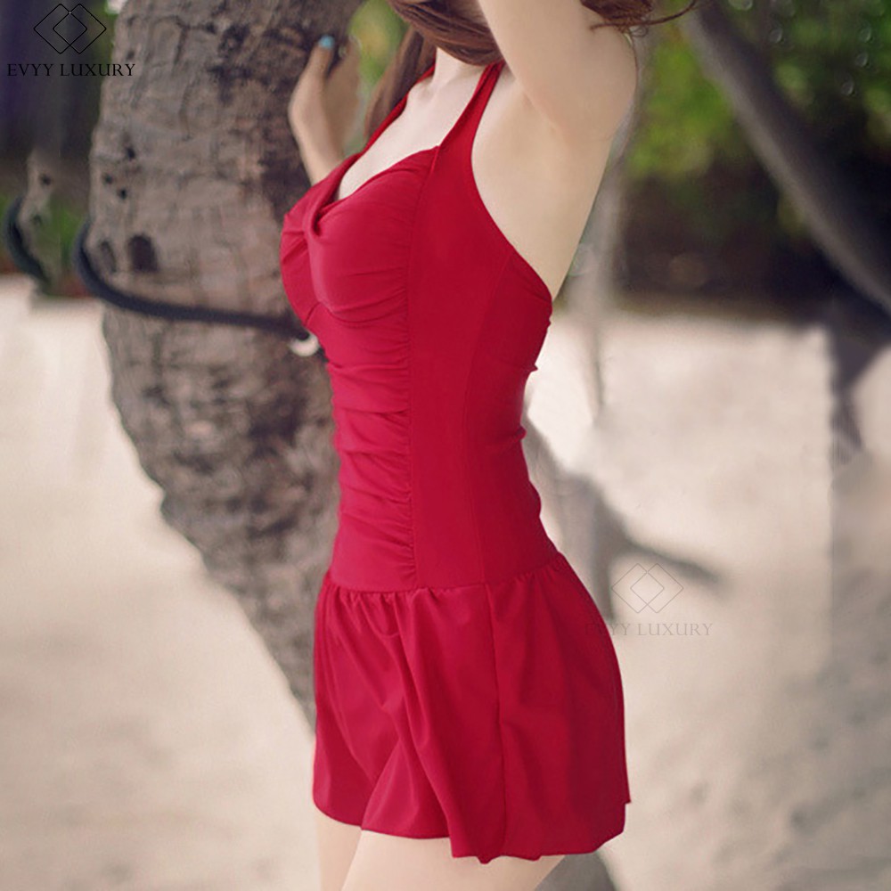 Bikini 1 mảnh dáng váy dễ thương Evyy | BigBuy360 - bigbuy360.vn