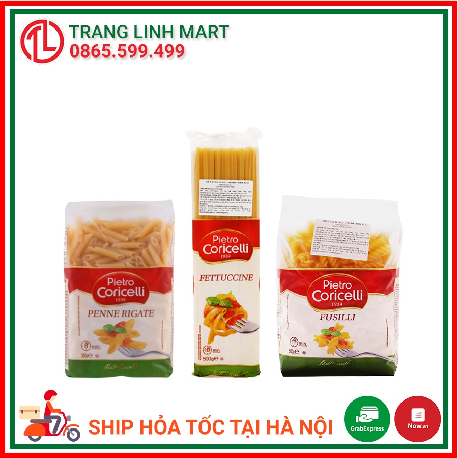 Mỳ Ý Nui xoắn hiệu Pietro Coricelli gói 500g